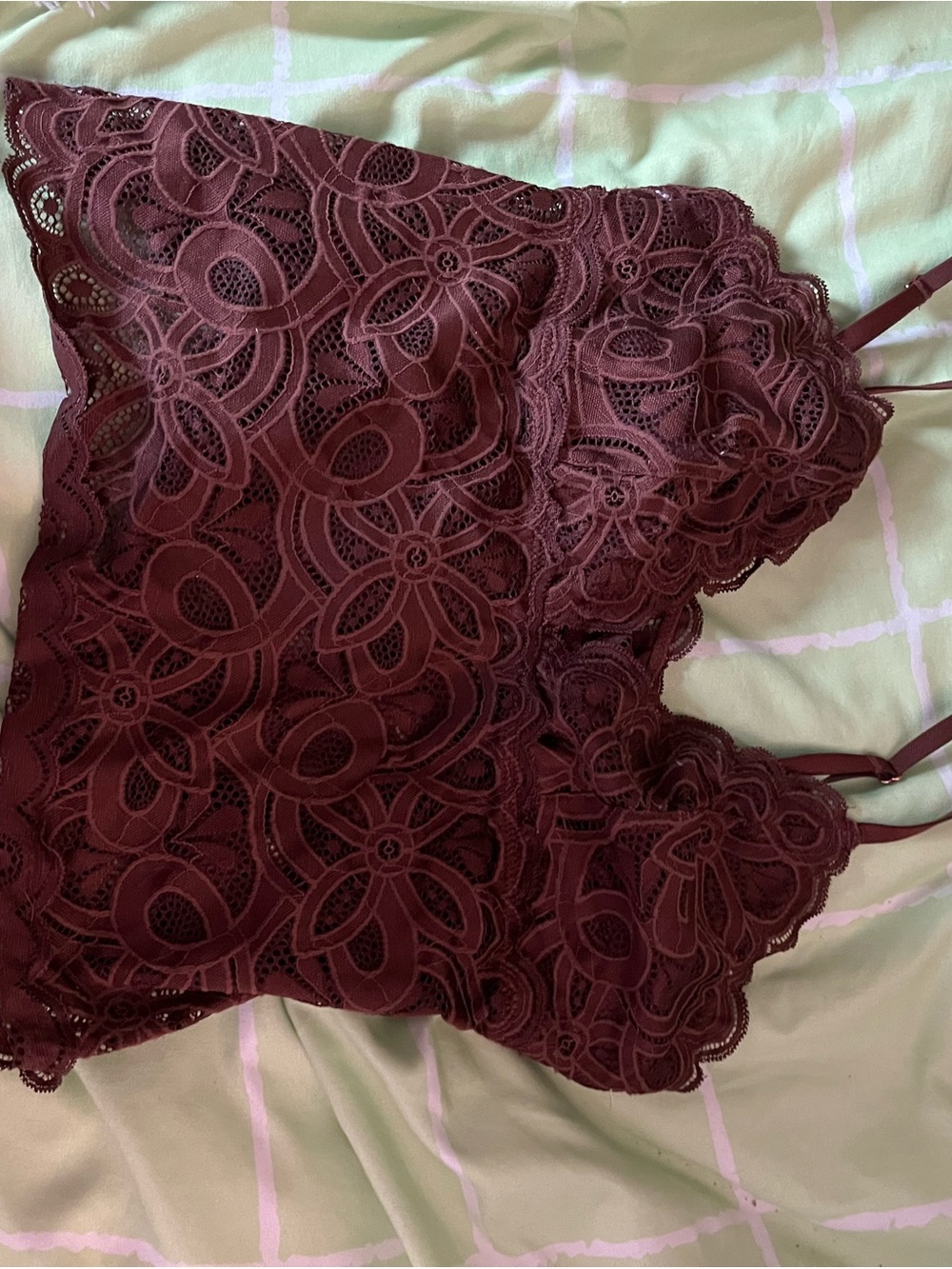 Aerie Brown Cropped Camisole / bralette